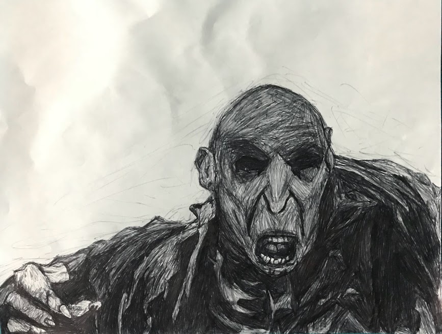 Voldemort Pen Drawing